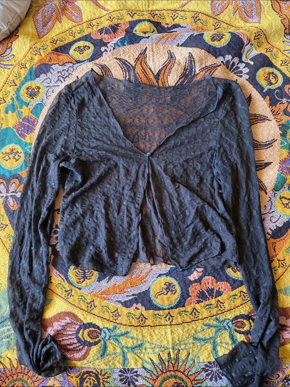 Lightweight Sheer Boho Cardigan